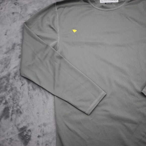 Columbia Shirt Mens S Gray Long Sleeve Crew Neck Pullover Sportswear T Shirt - Picture 8 of 16